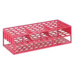 Buisrekken 40 gaatjes / 21 x 21 mm | 246 x 101 x 70 mm | rood